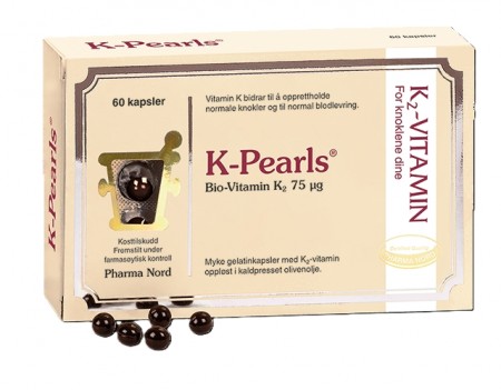 K-Pearls-Ren Vitamin K2 løst i kaldpresset olivenolje