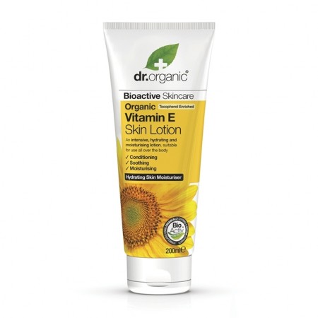 Dr Organic Vitamin E Hud Lotion-200 ml