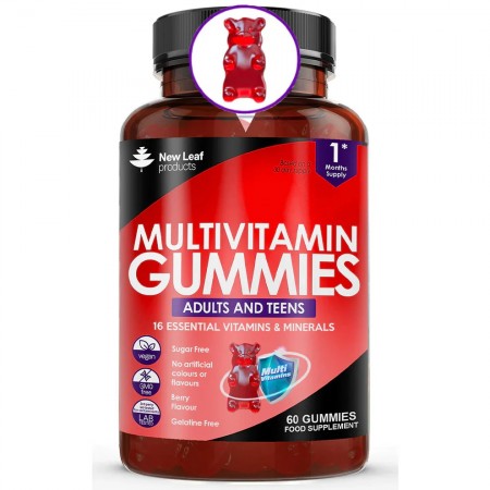Multivitaminer Mineraler Gummiens- 60